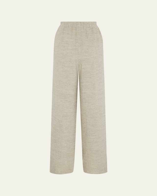 Linen Flared Trousers